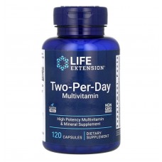 Комплекс мультивітамінів, Two per day, 120 капсул LIFE EXTENSION